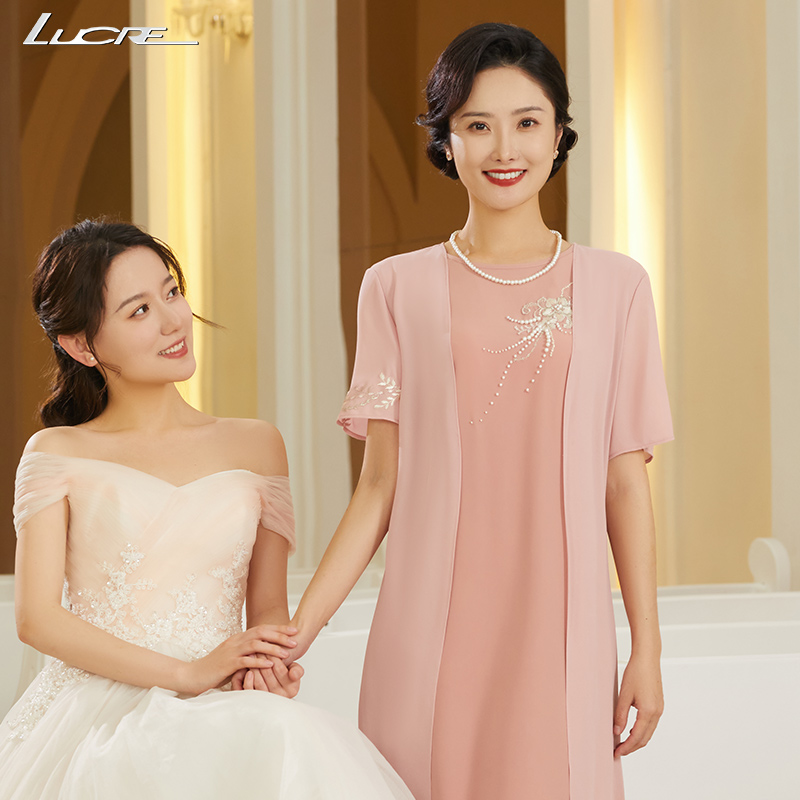 lucre高貴喜婆婆假兩件婚宴禮服
