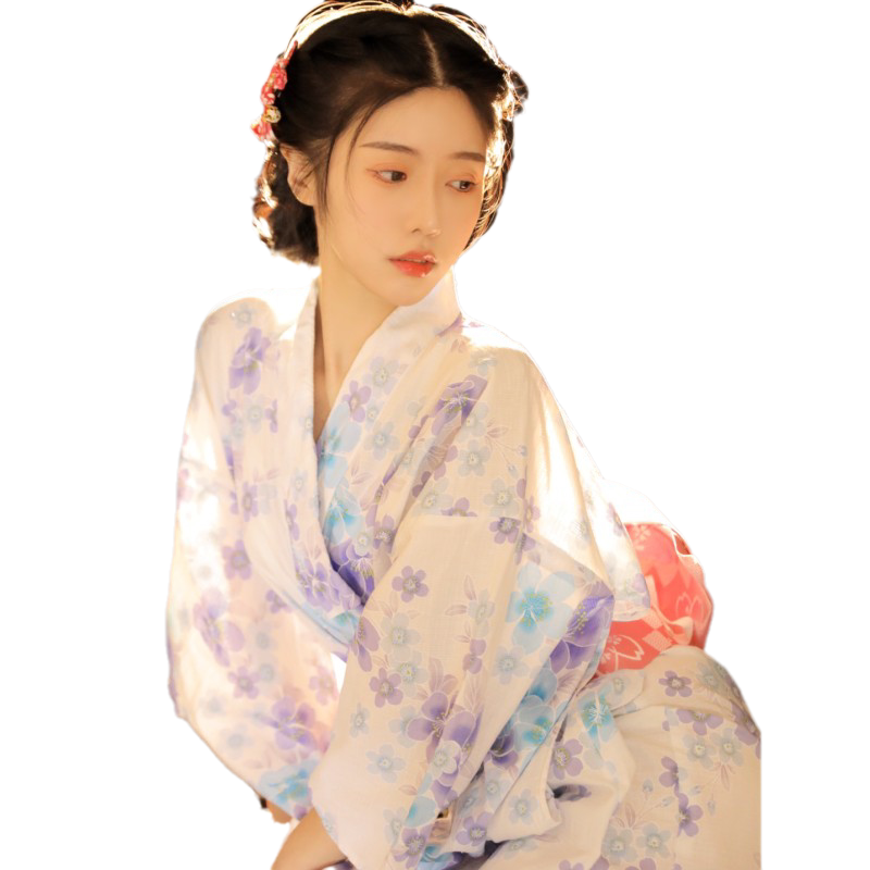 日式和风浴衣复古神明少女改良和服摄影旅拍主题写真和服女连衣裙