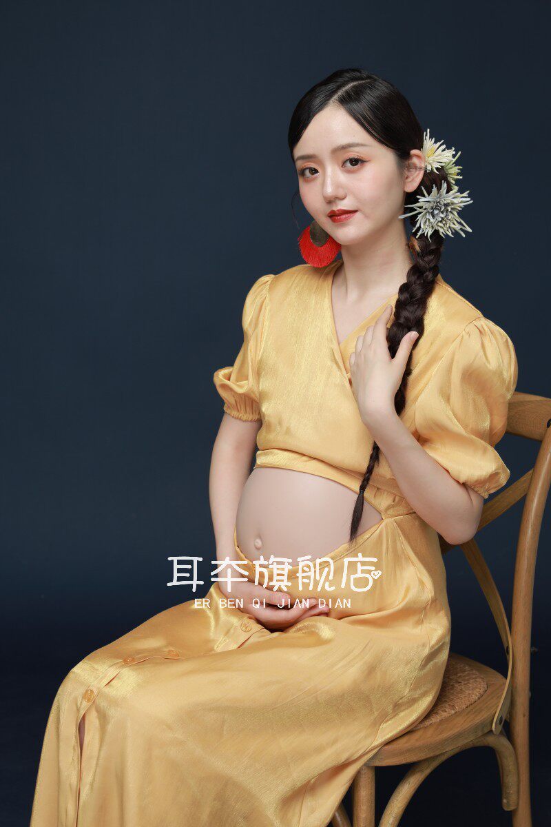 21 새로운 사진 스튜디오 출산 사진 의류 임신 엄마 예술 사진 사진 섹시한 개인 사진 사진 드레스