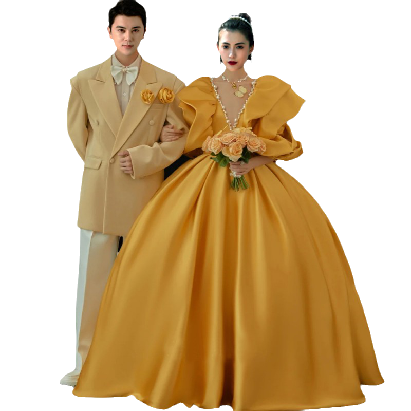 婚纱情侣主题写真礼服