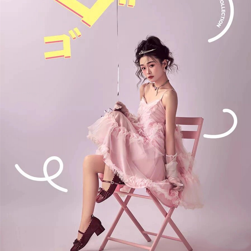 影楼拍照主题服装韩系小清新氛围感纯欲风少女写真个人艺术照摄影