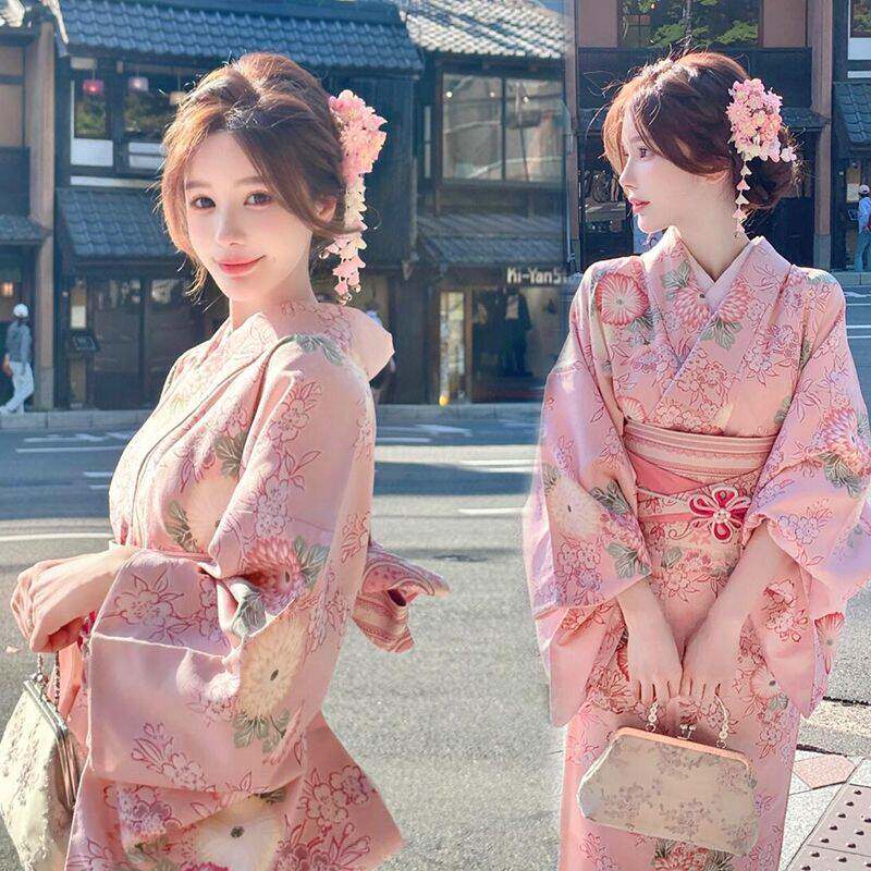 改良浴衣少女日系写真拍照服装