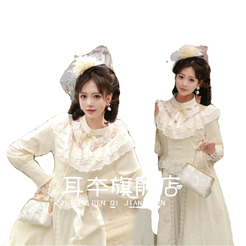 复古婚纱民国留洋小姐千金礼服