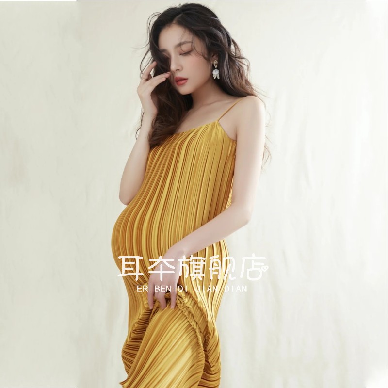 新款孕妇服装妈咪孕期拍照衣服