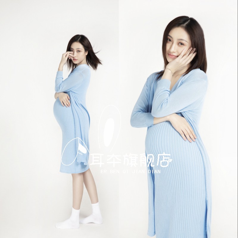 孕妇照服装展会新款拍摄时尚