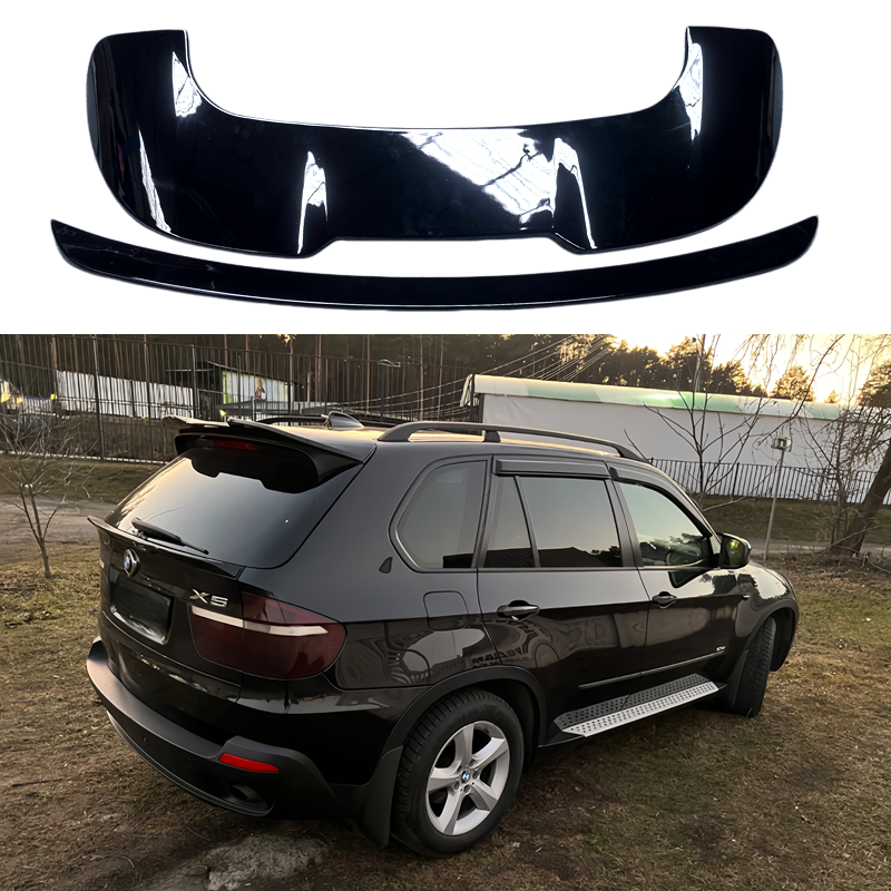 适用于2008-2013款宝马X5 E70尾翼后顶翼中翼 免打孔汽车改装件