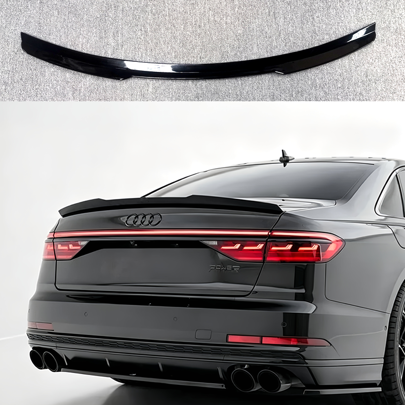 适用于2019-2024款奥迪A8 A8L S8尾翼audi改装专用免打孔烤漆压尾