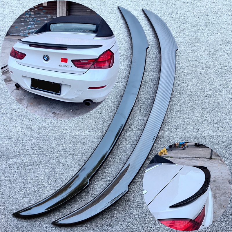 适用于2012-2017款宝马6系改装F06 F12 F13 640i V款真碳纤维尾翼