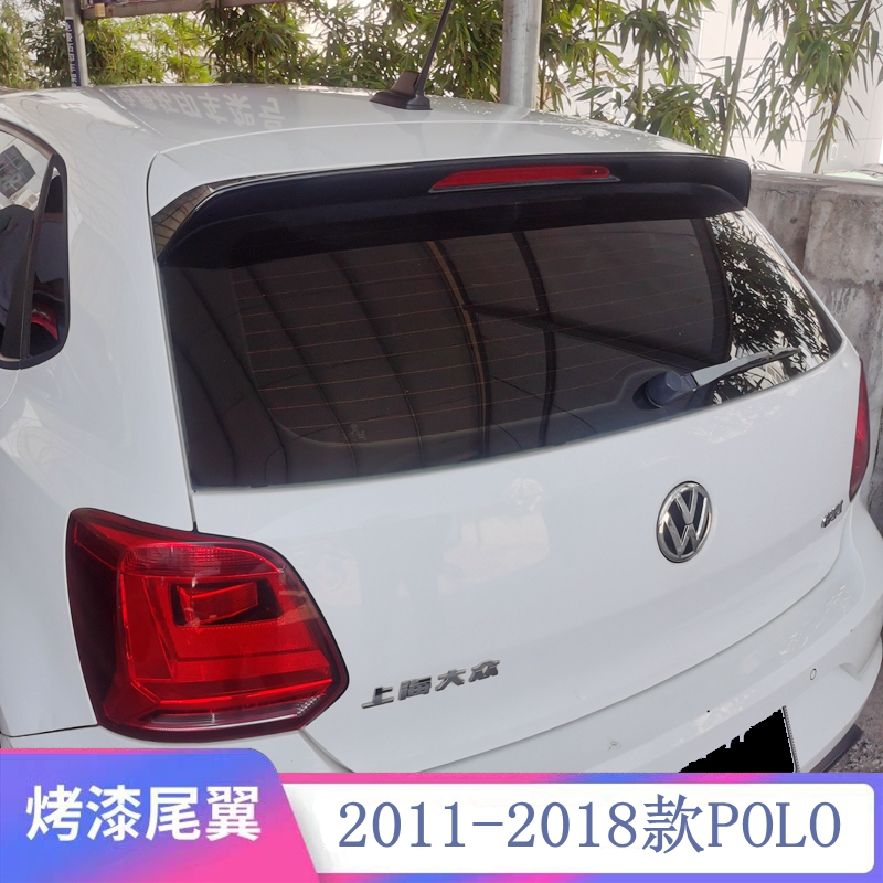 2011-2018款大众polo尾翼 新波罗改装gti款式专用汽车