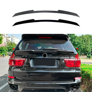 中翼尾翼扰流板外饰改装 适用于宝马X5 2013刀锋款 2008 免打孔 E70