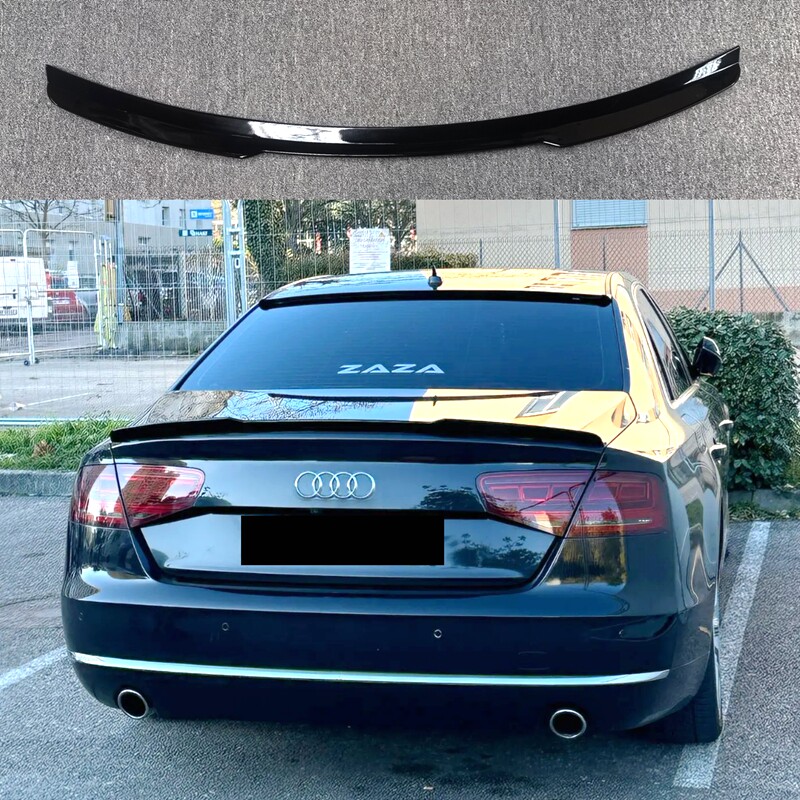 适用于2014-2017款奥迪A8 A8L尾翼audi a8改装专用免打孔扰流板