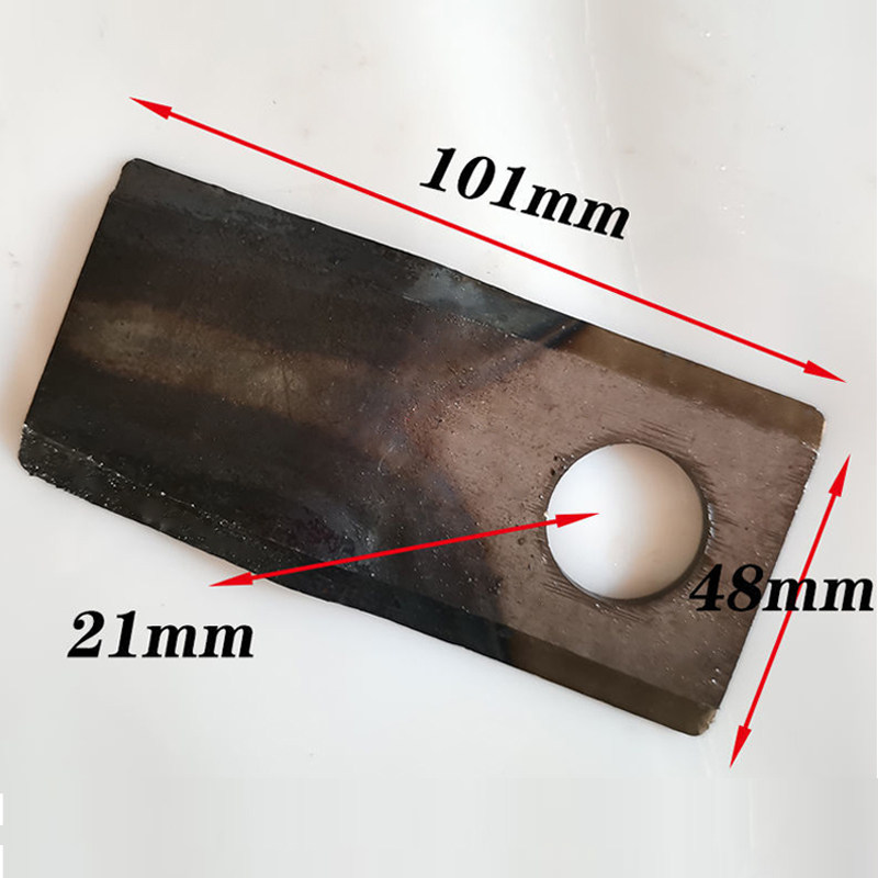 后置双圆盘割草机专用刀片65锰钢两侧刀刃正反两用刀片厂家直销