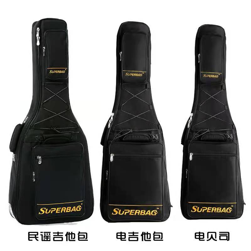 斯佰格民谣吉他电吉他电贝司包琴盒定制加厚防水款包邮