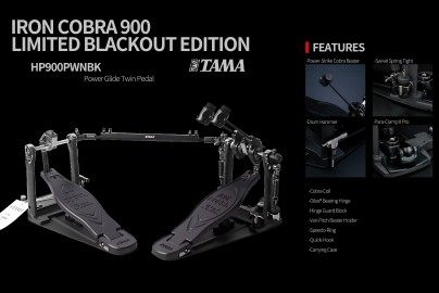 TAMA    新款黑武士双踩HP900 HP910系列爵士鼓双踩正品行货包邮