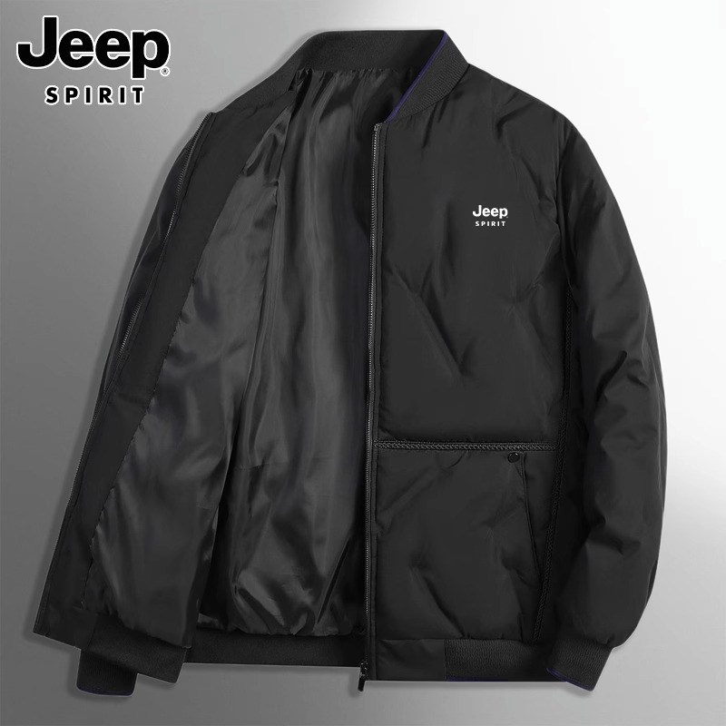 JEEP COTTON CLOTHES MENS WINTER FASHION BRAND THICKENED WARM COTTON CLOTHES BASEBALL COLLAR CASUAL PLUS SIZE VERSATILE CARGO COAT MEN