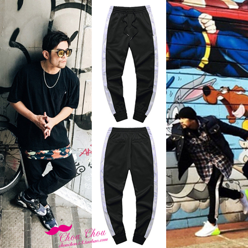 明星周傑倫同款褲子運動休閑小腳褲束口褲嘻哈長褲男印花2020潮牌在類目 男裝, 休閒褲中 - 來自Buy2taobao.com提供專業的淘寶代購服務
