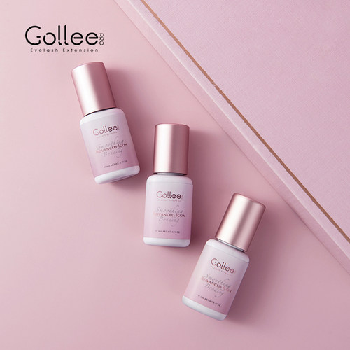 gollee粉色果冻胶透明无痕彩毛胶
