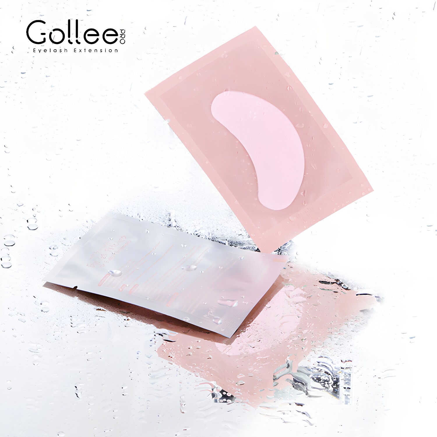 Gollee美睫专用隔离眼贴50贴一次性睫毛嫁接眼贴卸除下睫毛垫片