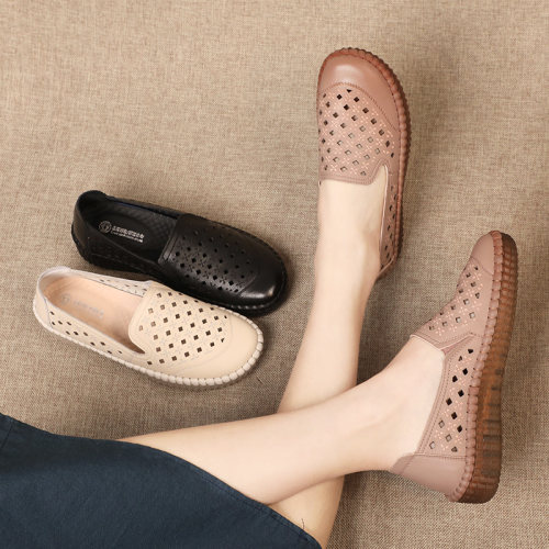 妈妈鞋软底舒适牛筋底