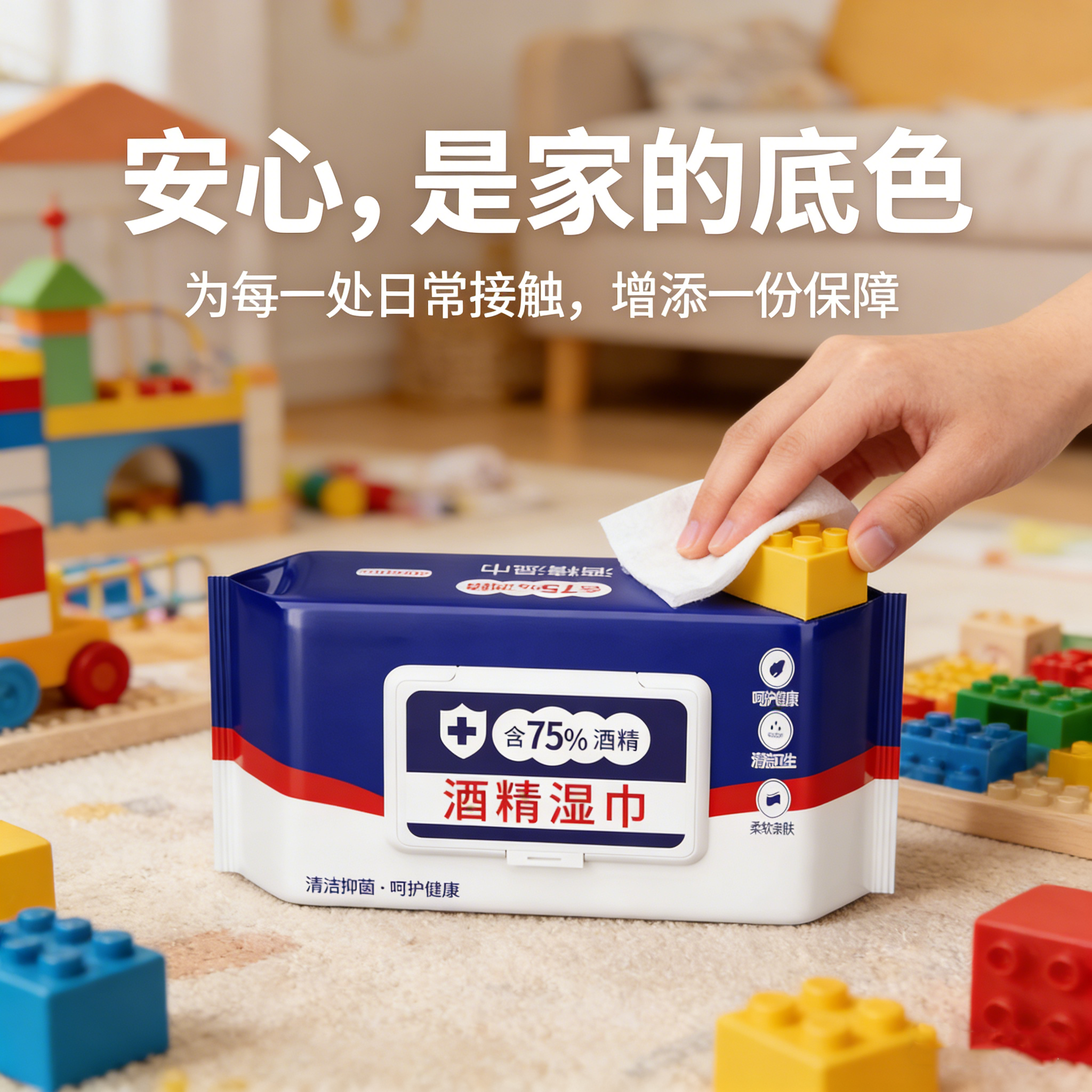 含75度酒精消毒湿巾办公家用卫生成人专用湿纸巾大包抑菌酒精湿巾,洗护清洁剂/卫生巾/纸/香薰,消毒湿巾,淘宝优惠券,粉丝福利购,淘宝优惠卷