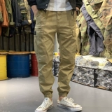 Осенняя шея ns yu wenle притворяется, что тренд брюк клише 俅 硭 允 允 允 Cargo Casual