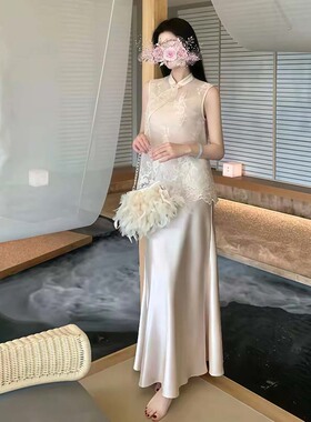 两件套2026夏季新款女新中式千金风新中式国风气质减龄套装D7307