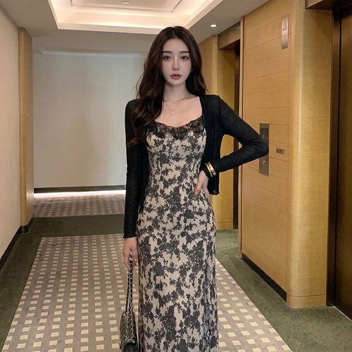 两件套有里布2026夏季新款女法式纯欲风梦幻性感连衣裙套装D7324