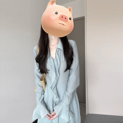 【两件套】【有内衬】2025新款温柔风长袖连衣裙子高级感裙子6622