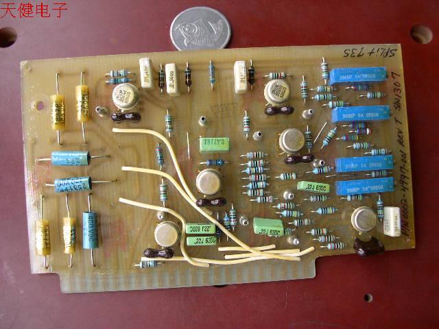 古董老电路板带六颗LM308AH运放