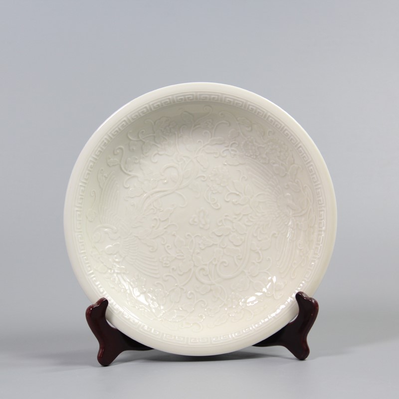Traditional printing phoenix pattern decoration porcelain