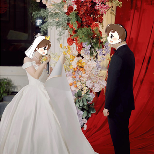 超长结婚誓约书定制创意保证书婚礼新郎新娘新人宣誓誓言致辞卷轴