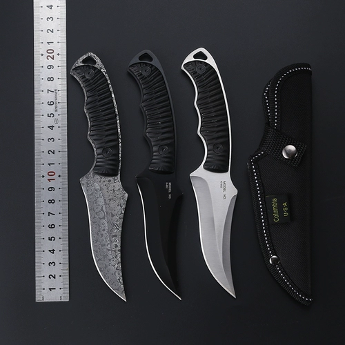 Открытый нож для самообороны, интегрированный киль, длинный карманный нож для выживания в дикой природе, острый прямой нож для выживания в дикой природе