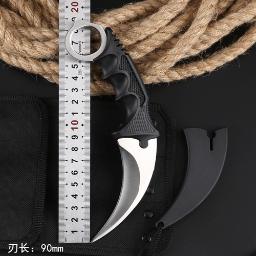 Выживание с высоким содержанием прямой нож для выживания маленького ножа нож Фруктовый нож фруктовый нож с пустынной тактической анти -тел