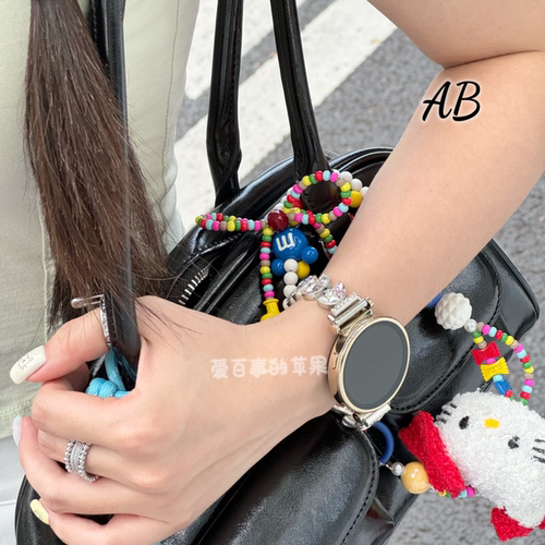 《人鱼粉Z》适用GT6华为金属gt5手表fit4表带夏天gt4pro女watch4