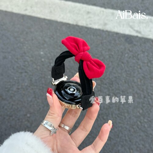 kt猫蝴蝶结发圈适用华为GT6手表gt4表带fit4pro女watch5弹力GT5