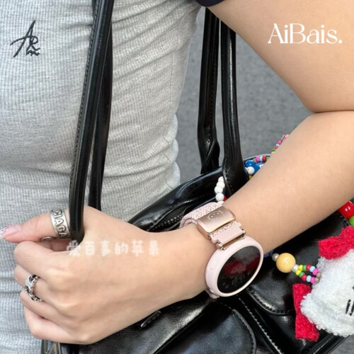《波点kt》适用华为GT7手表fit5表带gt6pro女watch5编织磁吸扣GT5