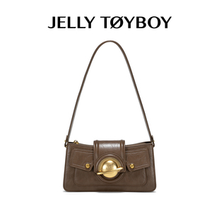 【新品】JTB千禧包.腋下包包女高级感轻奢斜挎包设计感锁扣枕头包