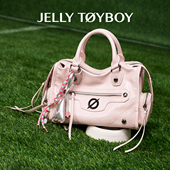 JTB小极光托特包.新款 辣妹机车包粉色设计感手提包大容量斜挎包女