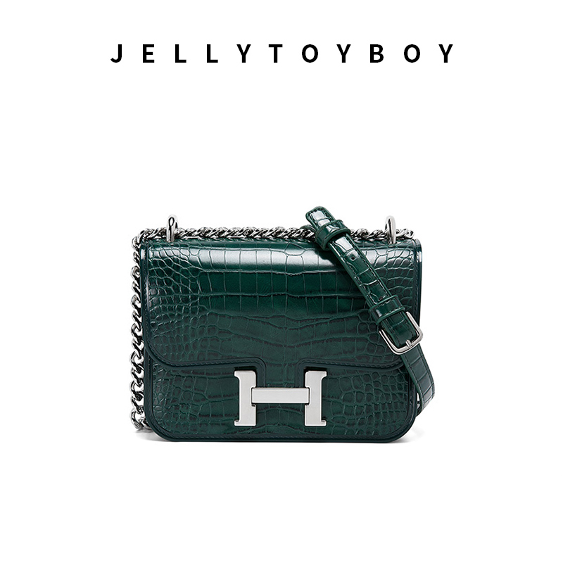 JTB包包2020新款潮女时尚单肩包链条腋下包果冻斜挎包女百搭ins