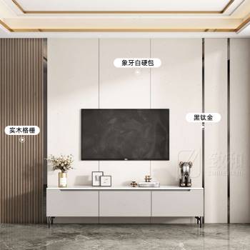 厂促硬包轻奢风金属条电视背景墙 简约客厅床头卧室沙发软包自品