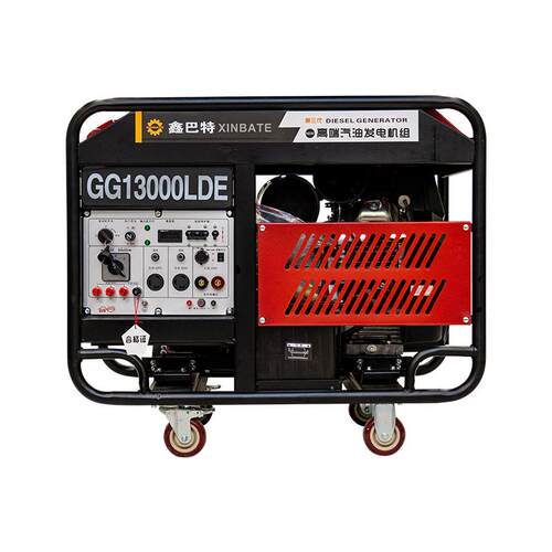 双缸10KW15千瓦户外应急工程备用220V380V静音箱汽油发电机组