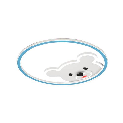 儿童房灯卧室灯现代简约led可爱小熊卡通创意男孩房间吸顶灯具094