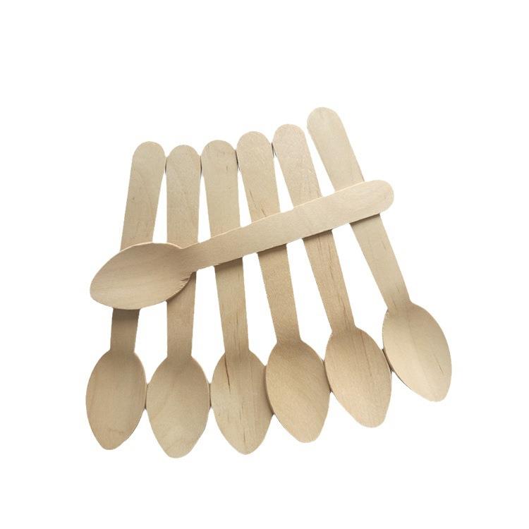 食品级一次性桦木餐具木质刀叉勺可套装木质餐具木制刀叉勺