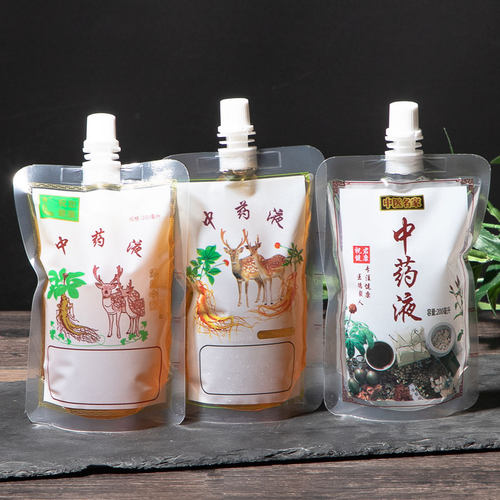 吸嘴自立袋中药液中药袋