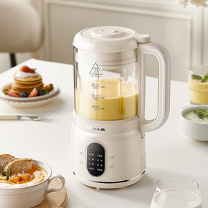 小熊PBJ-M04R3可拆洗破壁机家用加热0.8L多功能料理豆浆机