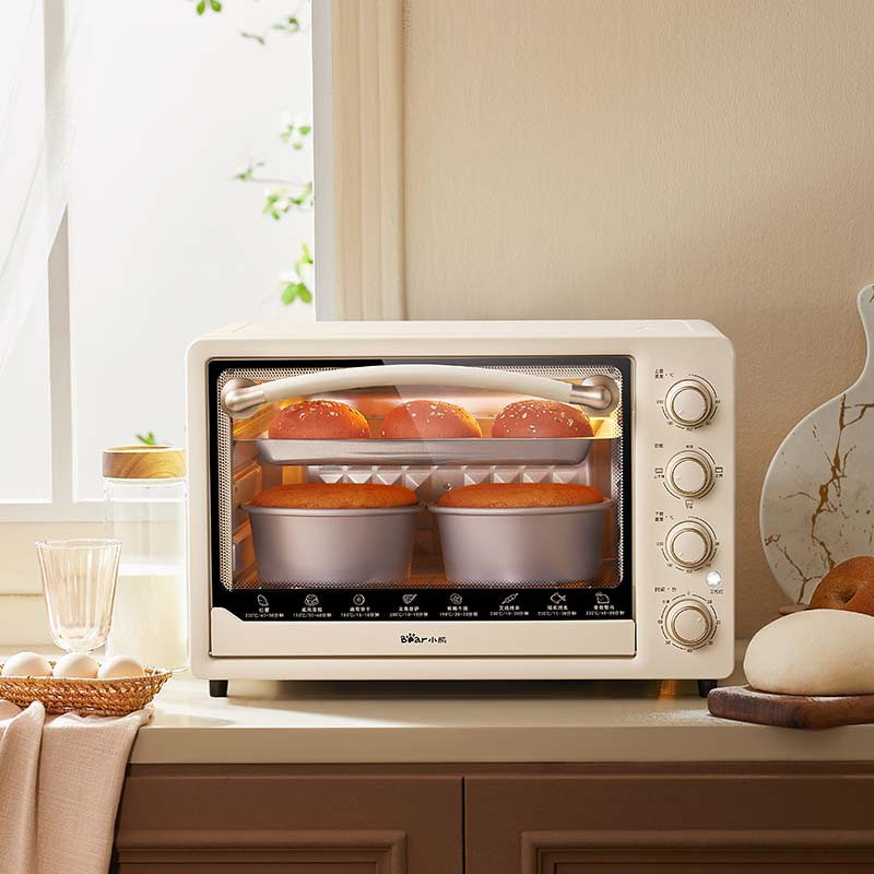 小熊电烤箱dkx-r40s6家用电烤箱大容量蛋糕烘培一体多功能40l