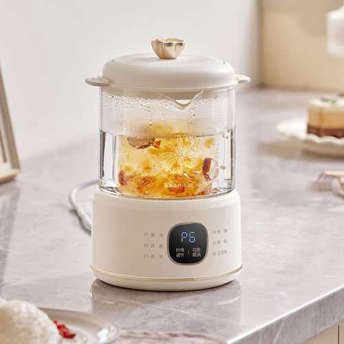 小熊养生壶YSH-E08N1恒温养生杯燕窝炖盅多功能小型全玻璃煮花茶