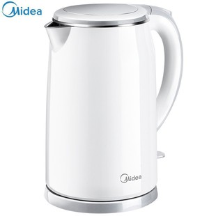 美 SH17M301a电热水壶家用大容量1.7L烧水壶304不锈钢烧水壶