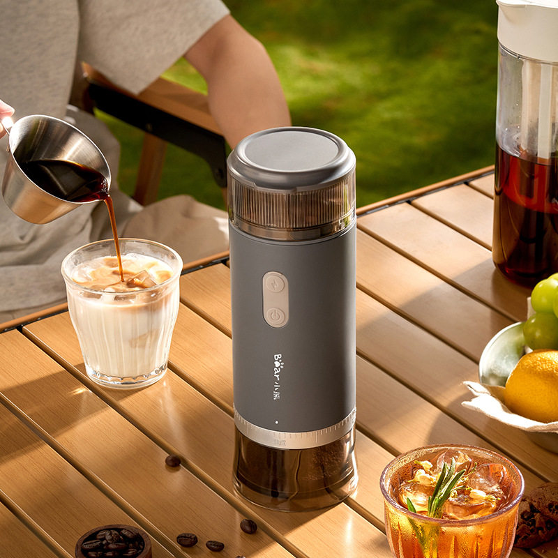 小熊磨豆机MDJ-F12H3便携家用小型全自动咖啡豆磨粉机意式充电研