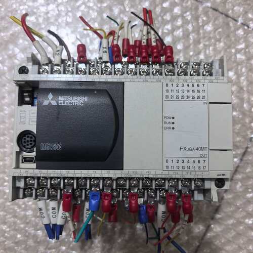 议价三菱PLC，型号FX3GA-40MT-CM，原装拆机件，实物可维修